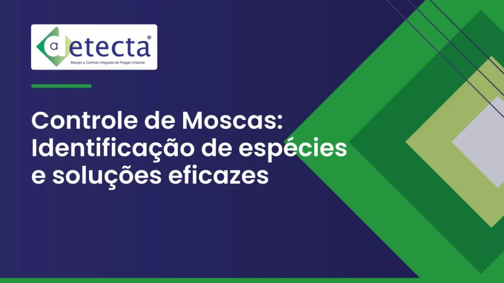 Capa do artigo sobre controle de Moscas.